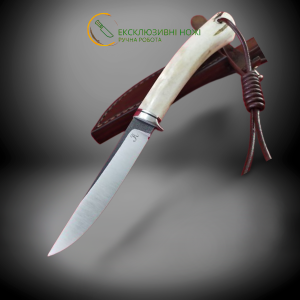 РІГ ЛОСЯ ексклюзивний ніж ручної роботи майстра студії RUSLAN KNIVES, купити замовити в Україні (Сталь N690™ 60 HRC)